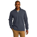 Port Authority Slub Fleece 1/4 Zip Pullover